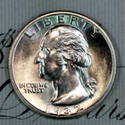 * 1932-S * SOLID+ GEM BU MS WASHINGTON QUARTER * FROM ORIGINAL COLLECTION