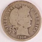 1910 S Barber Dime