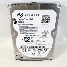 Seagate Laptop Thin HDD 500GB 5400 RPM Hard Drive (Factory Reset / Wiped Clean!)