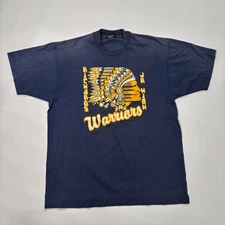 Screen Stars Short Sleeve T-Shirt Made in USA Men XL Blue