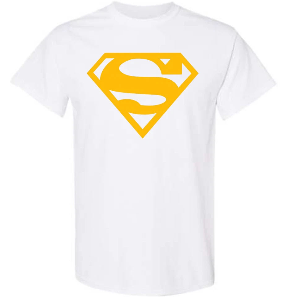 Camiseta con Logotipo de Superman Blanca Camiseta Gráfica de Héroe Icónico Unisex Tallas S-2XL Foto 4 de 4