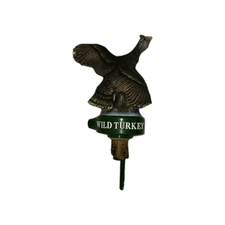 VINTAGE CERAMIC WILD TURKEY WHISKEY POURER POUR SPOUT STOPPER VGC