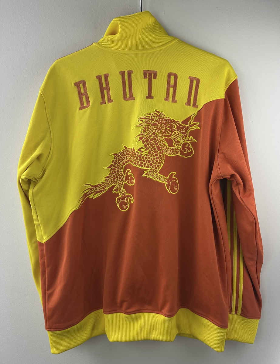【中古】 レタス白書 Rare 2007 Adidas BHUTAN Track Jacket ASO Step Up 2 Dragon Football