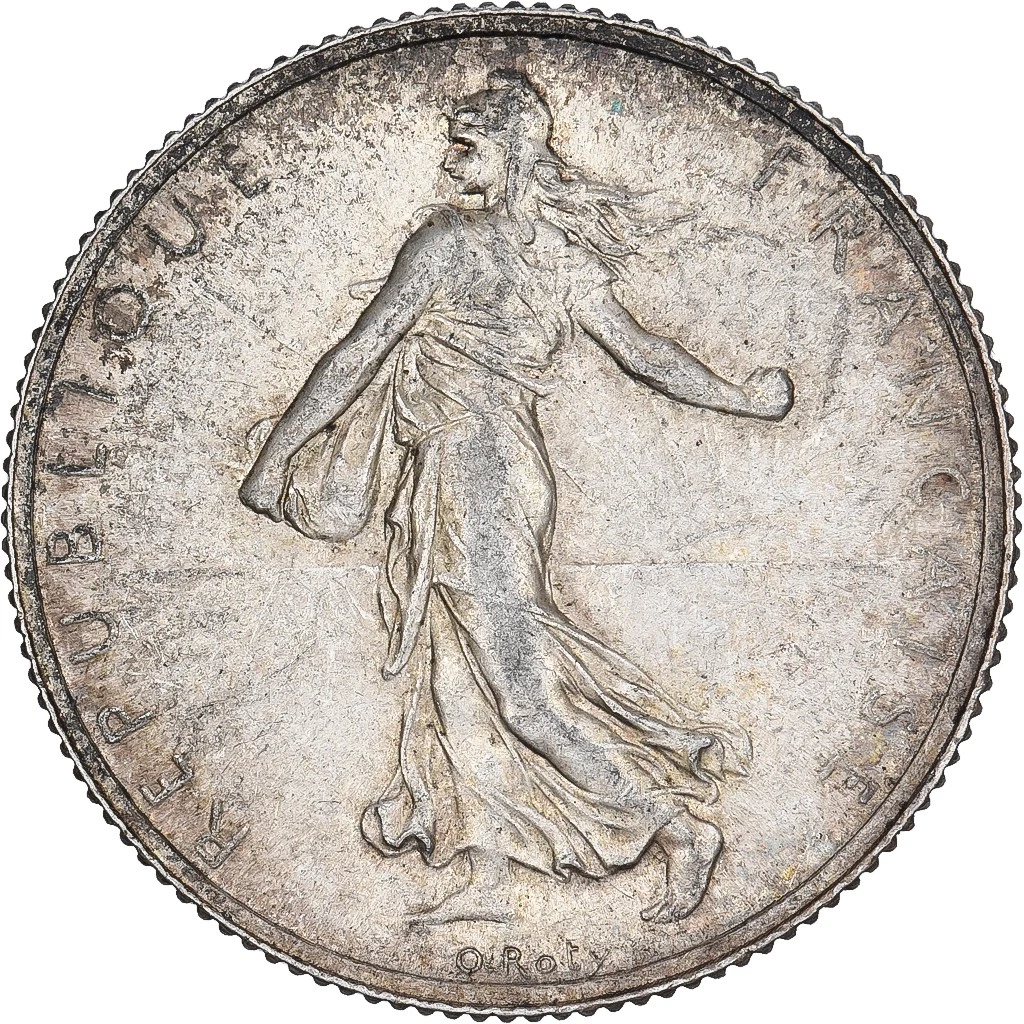 银色1914 年法国硬币| eBay