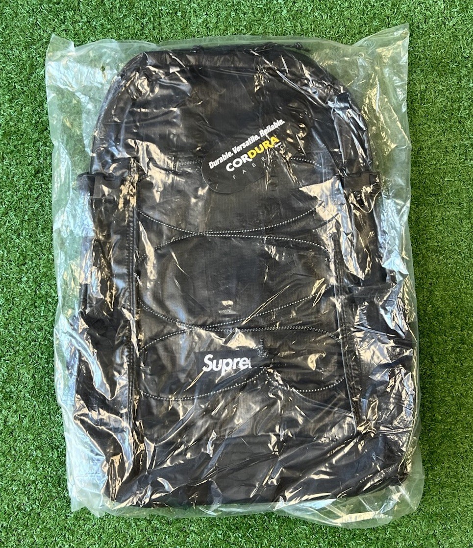 New DS Supreme Backpack Black FW17 Authentic Travel Gym Utility