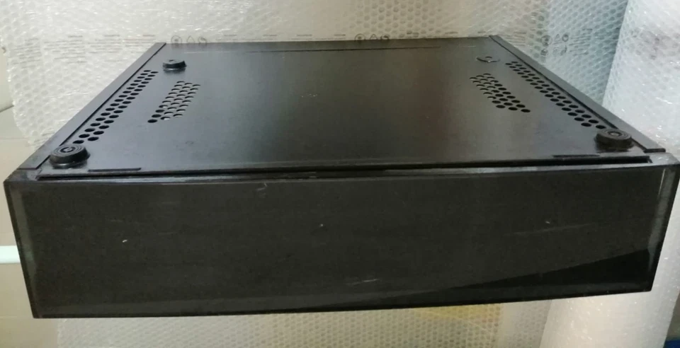 Cassetto contenitore salva spazio in metallo con apertura frontale in plexiglass - Immagine 3 di 4