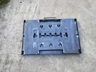 Folding Grill, Portable Steel Suitcase BBQ, Camping Charcoal Grill