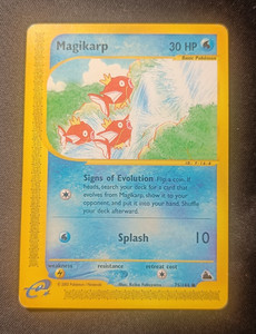 Pokemon Magikarp Skyridge 75/144 - Common ENG Front NM Back Good/EXC WOTC