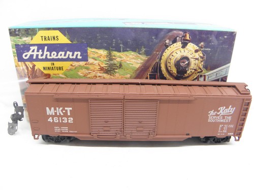 ATHEARN 50' D/DOOR BOXCAR - THE KATY - MKT #46132 - ESCALA HO - KIT CONSTRUIDO | Zustand: Used