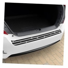 Bling Car Door Edge Guards, Anti-Scratch Rear Bumper Protector BlackWhite