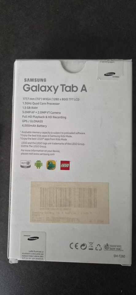 Samsung Galaxy Tab A 7.0" 2016 SM-T280 Wi-Fi Bluetooth Android Tablet GRADE C, photo 2 of 5
