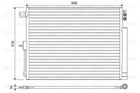 Kondensator, Klimaanlage FÜR Jeep Grand Cherokee Iv (Wk, WK2) - Valeo 822616