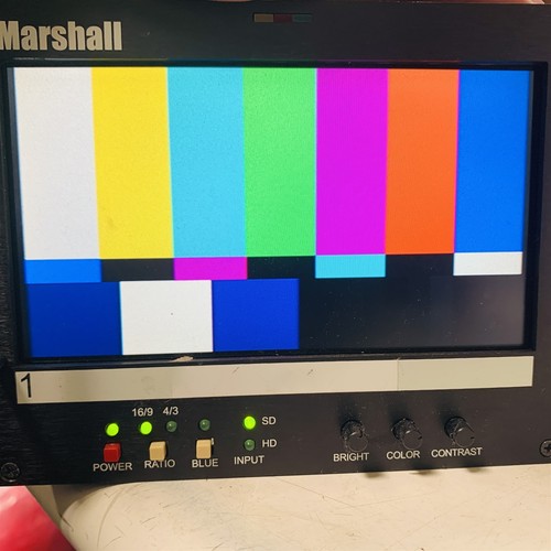 Marshall V-R653P-HDSDI Triple 6.5" HD/SD Video Hi-Res 1.2MP 4:3 16:9 Monitor - Picture 4 of 8