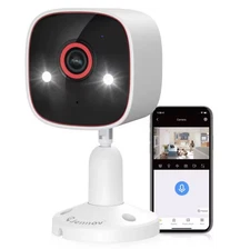 2K Indoor/Outdoor IP Wireless Security Camera Wifi Color Night Vision 2Way Audio