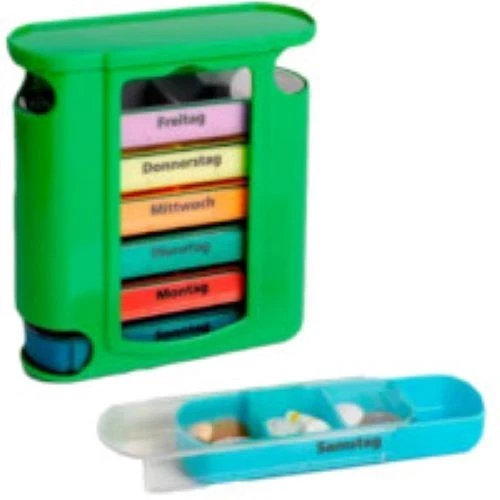 OFFRO GMBH Pillenbox 7 Tage mit 4 Fächern - OVP vom med.Fachhändler