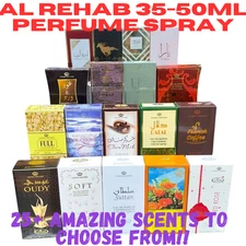 NEW Al Rehab Perfume Spray Natural Arabian Fragrances EDP  35-50ml Made in UAE