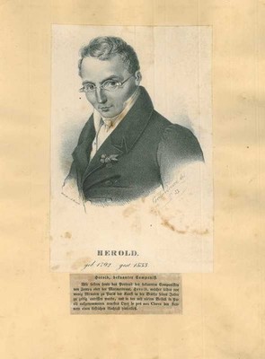 Portrait of Louis Joseph Ferdinand Herold