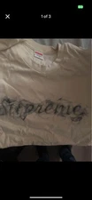 supreme smoke tee Natural from Supreme's Fall/ Winter 2019 Week 1 drop