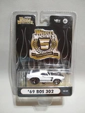 Muscle Machines 1969 bos 302 Mustang 5th Anniversary Diecast NIP