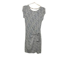 Loft XS Faux Wrap Dress with Side Tie - Lined & Soft!