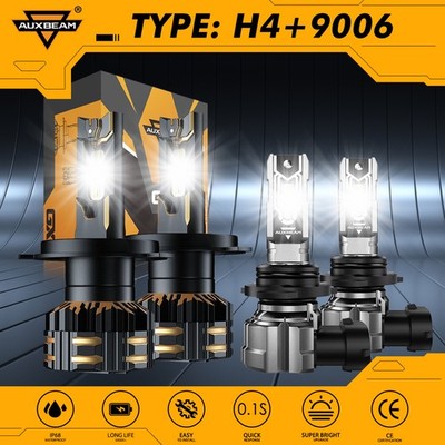 For Toyota Tundra 2000-2006 AUXBEAM Canbus GX LED Headlight Fog Light White Ambe