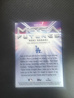 2025 Bowman Chrome mojo Mega Futures Case Hit SP Roki Sasaki LA