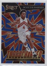 2021-22 Panini Select Turbocharged Blue Prizm Scottie Barnes #4 0l7n