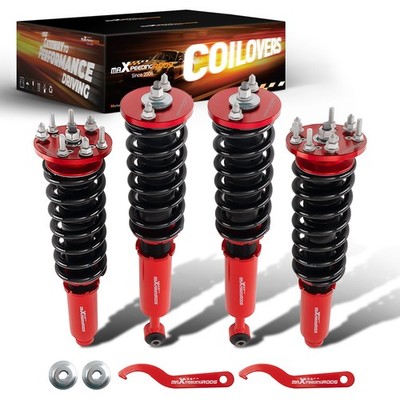 パーツ Adjustable Coilover Suspension Set (Red) Coilovers Suspension Kit for Honda Accord 2013 2014 2015 2016 2017
