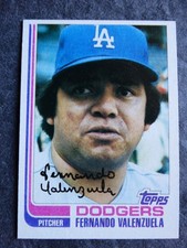 1982 Topps #510 Fernando Valenzuela Los Angeles Dodgers Card