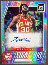 2017 Panini Donruss Optic Tree Rollins Signature Series Holo #61 Auto Hawks