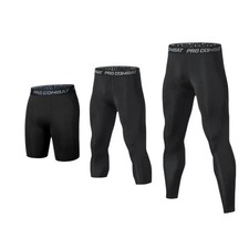 Calzas de entrenamiento para hombre Compresión Capa base Gimnasio Deportes Correr Entrenamiento Pantalón O