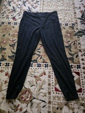 Women  s Black Stretch Pants Leggings XL Pull-On Cotton Blend