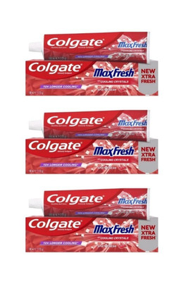 3 x Golgate Max Fresh Cooling Crystals Spicy Fresh 10x Longer Cooling 100ml