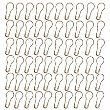 500Pcs Bronze Safety Pins 0.8" Metal Bulb Pins Gourd Pin Clothing Tag Pins Calab