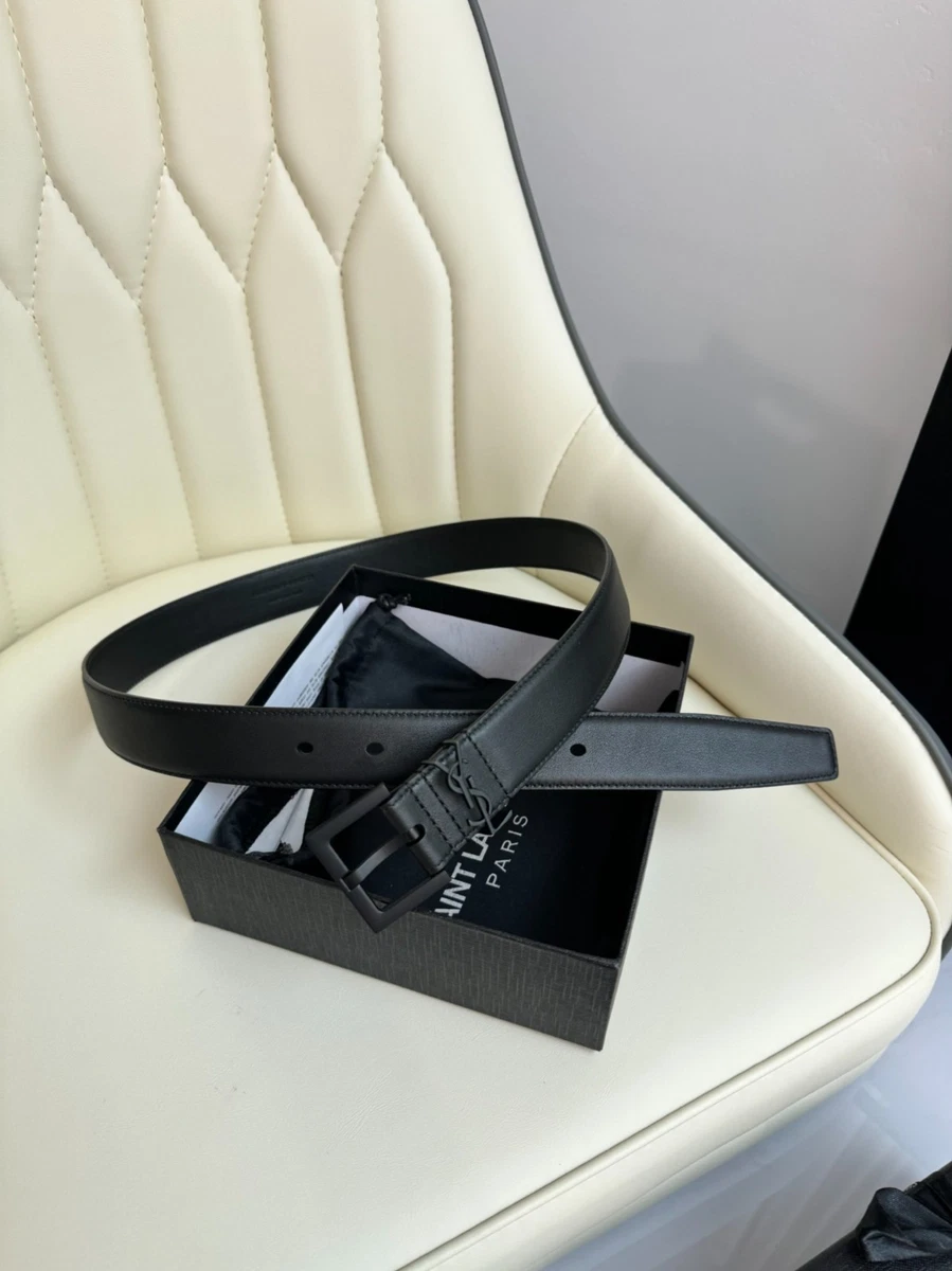 Saint Laurent Leather Black Belts for Women for sale | eBay