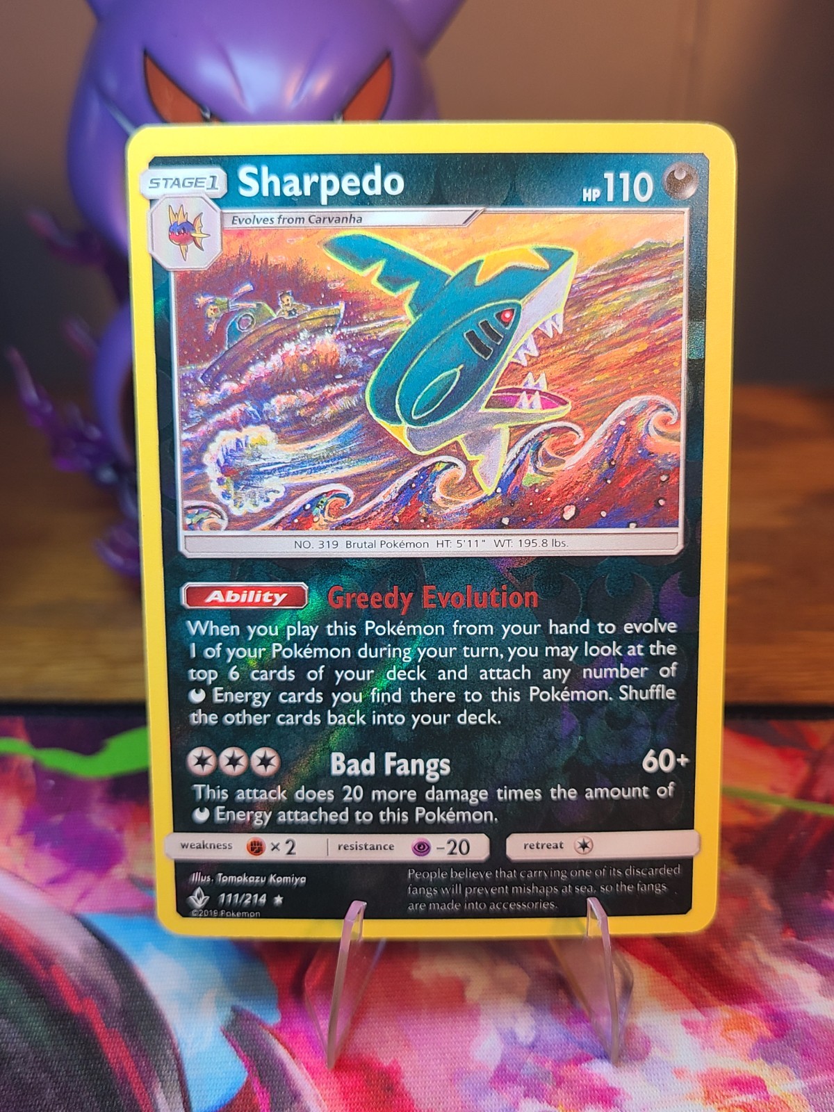 Sharpedo 111/214 Sm-Unbroken Bonds Reverse Holo
