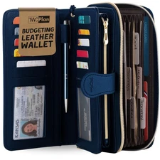 Multi-flap Budget Wallet for Cash Stuffing, Card, Check -Simplified Cash Enve...