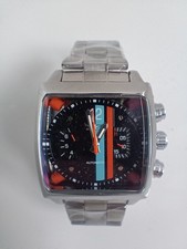 Mens watch Motorsport Le Mans Steve McQueen style stainless steel strap ,wind up