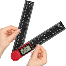 Goniometro Digitale, Goniometro 360 Gradi, Con Display LCD E Doppia Gradazione, 