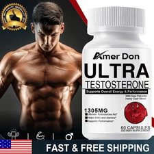 Natural Testosterone Booster - Increase Energy Improve Muscle Strength & Growth