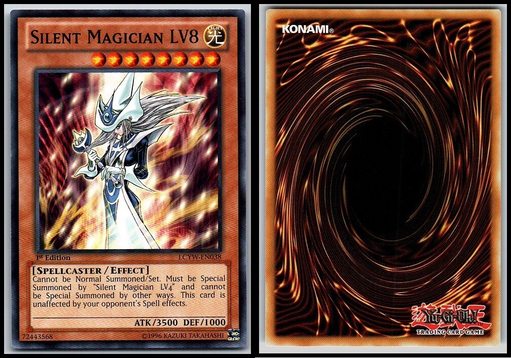 SILENT MAGICIAN LV8 1st Edition LCYW-EN038 Ultra Rare Yugioh Card