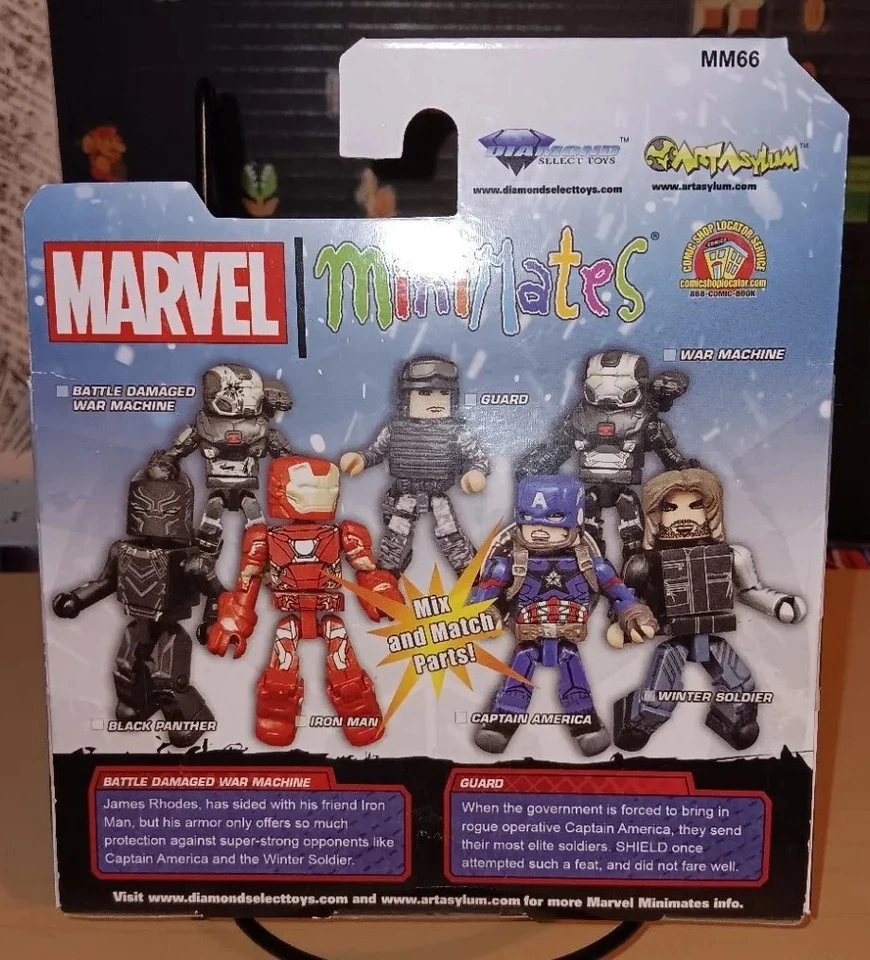 Минимизирует MARVEL «ВОЕННАЯ МАШИНА, БОЕВАЯ ПОВРЕЖДЕННАЯ ВОЕННАЯ МАШИНА и ОХРАНА x 2» - Изображение 3 из 4