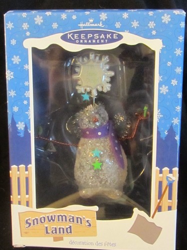 Ich bin Schneeengel!  ~ Snowman's Land ~ 2003 Hallmark Andenken Ornament ~ Neu im Karton - Bild 1 von 7