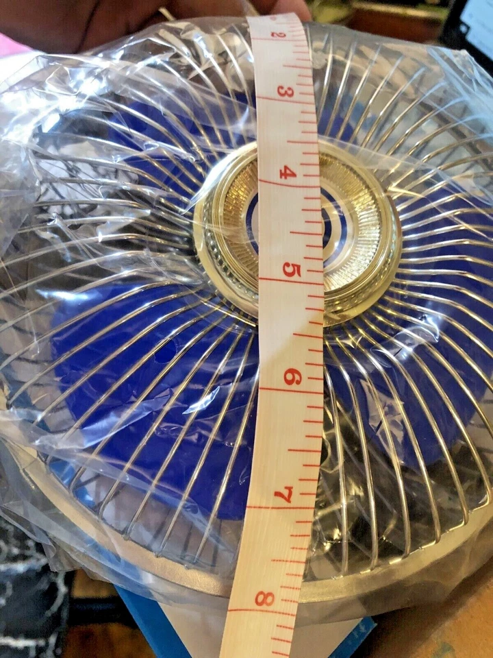 Ventilador oscilante para automóvil L 2 lb enfriador giratorio 12 V portátil para camión RV furgoneta ATV Foto 2 de 4