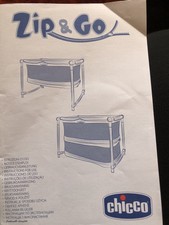 chicco travel cot zip and go