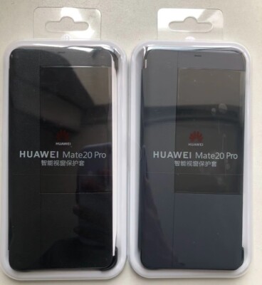 Original HUAWEI Mate20 Pro Schutz Hülle Case Smart Flip Cover Luxury PU Leather