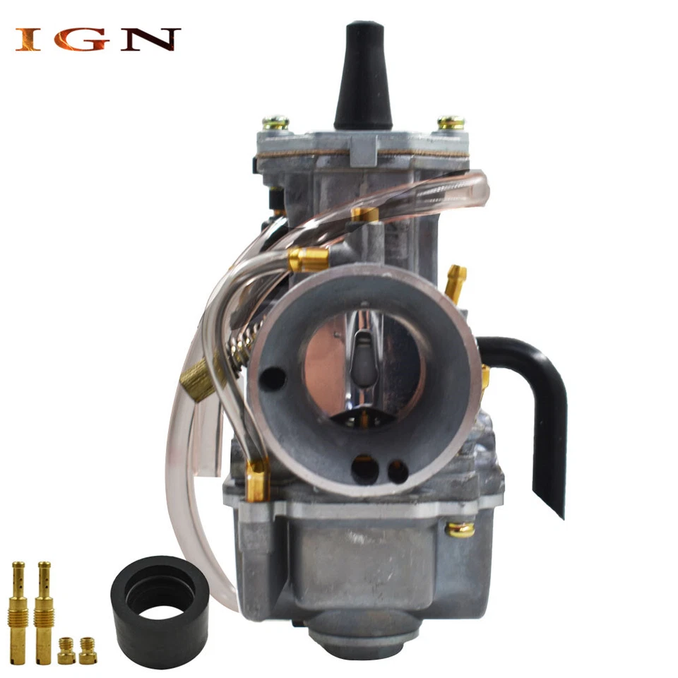 Carburador para Yamaha YZ80 YZ85 PWK 28mm Racing Flat Side Carb Foto 2 de 4