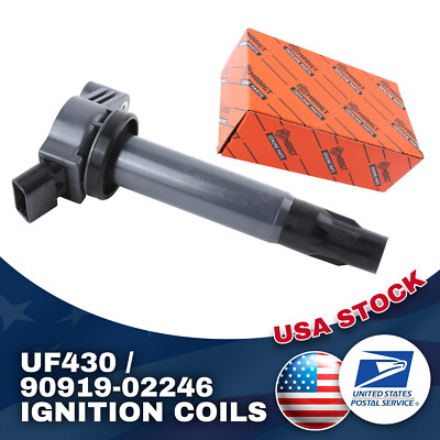 BLACK Superior Ignition Coils UF430 For Lexus RX330 3.3L V6 2004-06 90919-02246