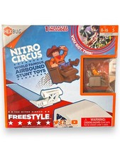 Hexbug Nitro Circus Freestyle Ramp Airbound Stunt Toys Playset Cowboy  Recliner