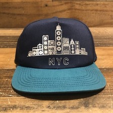 NYC Hat Snapback Cap Kids Youth Blue Old Navy New York City Music Boom Box